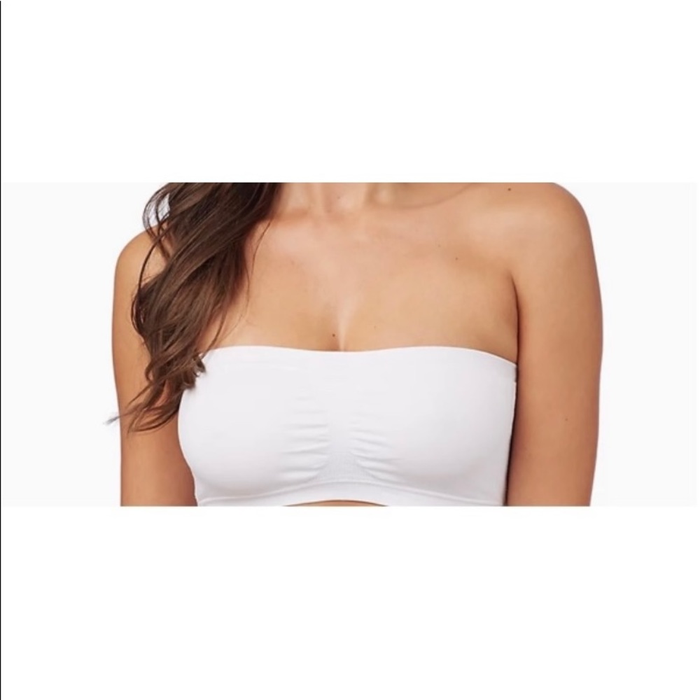 Girls' Seamless Padded Bandeau Bra - Cat & Jack™ White XL 14/16